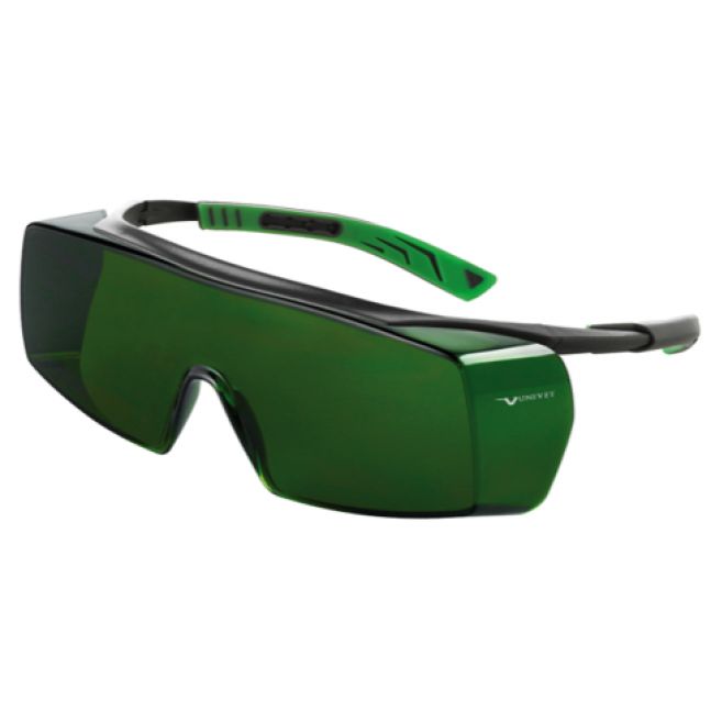 Védőszemüveg 5X7 zöld IR3