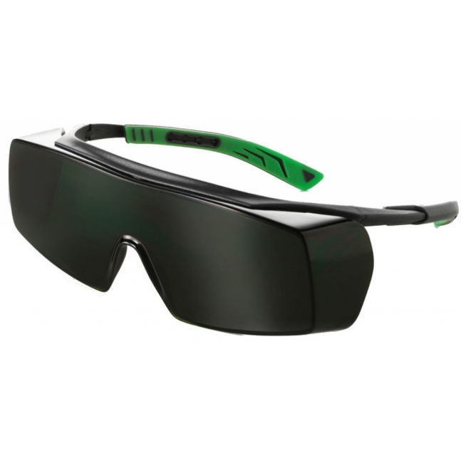 Védőszemüveg 5X7 zöld IR5